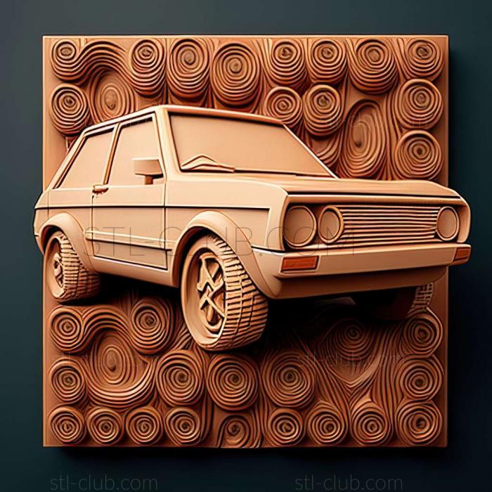 3D модель Fiat 132 (STL)